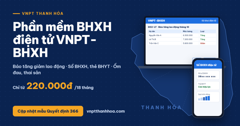phần mềm BHXH điện tử VNPT