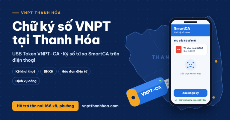 chữ ký số VNPT Thanh Hóa